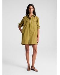 A.L.C. - Jori Cotton Poplin Mini Dress - Lyst