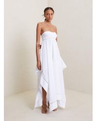 A.L.C. Blanca Cotton Maxi Dress in Black | Lyst