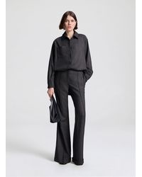 A.L.C. - Max Wool Marled Tailored Pant - Lyst