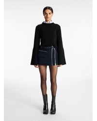 A.L.C. - Christian Wool Mini Skirt - Lyst