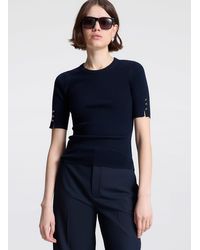 A.L.C. - Josie Knit Merino Top - Lyst