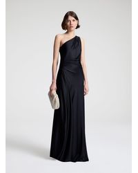 A.L.C. - Aster Satin One Shoulder Gown - Lyst