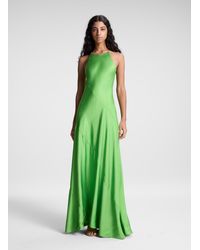 A.L.C. - Sybil Satin Maxi Dress - Lyst