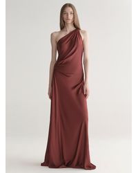 A.L.C. - Aster Satin One Shoulder Gown - Lyst
