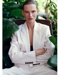 A.L.C. - Cam Cropped Linen Jacket - Lyst