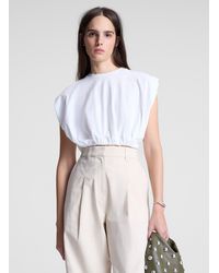 A.L.C. - Billie Cropped Tee - Lyst