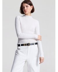 A.L.C. - Hugh Fine Cotton Knit Top - Lyst