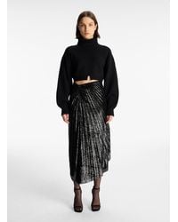 A.L.C. - Tori Sequin Midi Skirt - Lyst