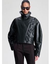 A.L.C. - Eli Glossy Leather Jacket - Lyst