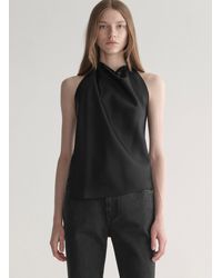 A.L.C. - Ada Satin Halter Top - Lyst
