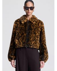 A.L.C. - Esme Leopard Faux Fur Jacket - Lyst