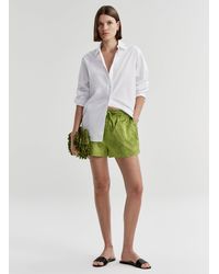 A.L.C. - Camden Satin Drawstring Short - Lyst