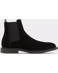 aldo black boots men
