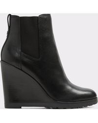 aldo wedge booties