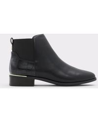 aldo flat ankle boots