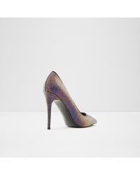 aldo stessy metallic pumps