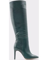 aldo green boots