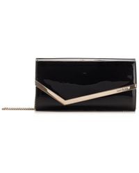 Jimmy Choo - Clutch Bag "emmie" In Patent Leather - Lyst