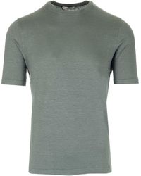 Al Duca d'Aosta - Linen T-shirt - Lyst