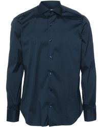 Barba Napoli - Blue "i" Semi-slim Shirt - Lyst