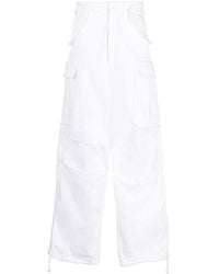DARKPARK - White Cargo Trousers - Lyst