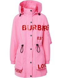 Burberry Parka "horseferry" Rosa - Pink