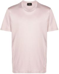 Brioni - Silk And Cotton T-shirt - Lyst