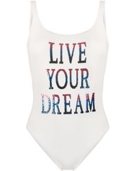 Alberta Ferretti Costume intero bianco