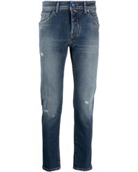 Jacob Cohen - Faded Straight-leg Denim Jeans - Lyst