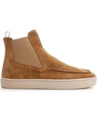 Officine Creative - "chelsea" Suede Ankle Boot - Lyst