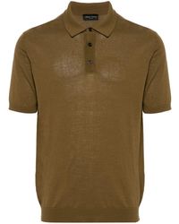 Roberto Collina - Cotton Jersey Polo Shirt - Lyst