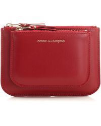 Comme des Garçons - Small Leather Coin Purse Wallets - Lyst