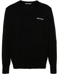 Palm Angels - Logo Sweater - Lyst
