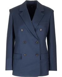 Theory - Classic Double-Breasted Blazer - Lyst