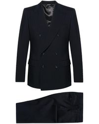 Dolce & Gabbana - Double-Breasted Wool Suit - Lyst