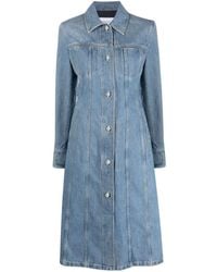 Ferragamo - Shirt Denim Dress - Lyst