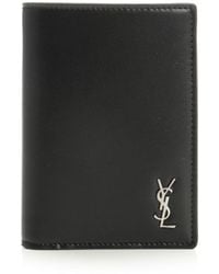 Saint Laurent - Small "tiny Cassandre" Credit Card Holder - Lyst