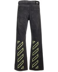 オフホワイト Off White Diag Relaxed Jeans OFF-WHITE DIAG WIZARD RELAXED FIT 1401 EXTREME BLEACH 加工