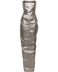 Rick Owens - Long Denim Dress Athena - Lyst