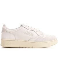 Autry - White "open" Low-top Sneakers - Lyst