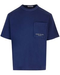 Stone Island - T-shirt With Pocket - Lyst