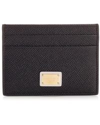 Dolce & Gabbana - Card Holder With Tag - Lyst