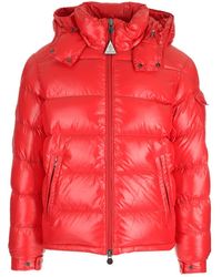 Moncler Synthetic Peuplier Short Down Jacket in Blue for Men | Lyst Canada