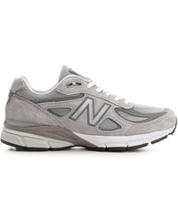 New Balance - 990 V4 Gray Sneakers - Lyst
