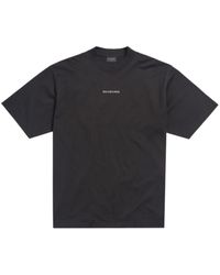 Balenciaga - Logo-print Cotton T-shirt - Lyst
