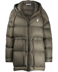 off white bubble jacket