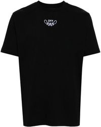 Off-White c/o Virgil Abloh - T-shirt With Bandana Arrow Motif - Lyst