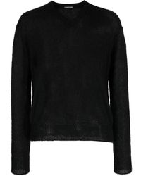 Tom Ford - V-neck Knitted Sweater - Lyst