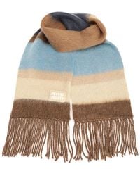Miu Miu - Wool Blend Scarf - Lyst