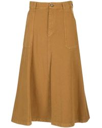 A.P.C. - "laurie" Midi Skirt - Lyst